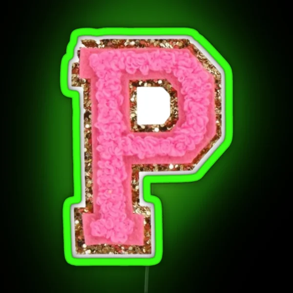 Stoney Clover Lane Letter P Led RGB Neon Sign