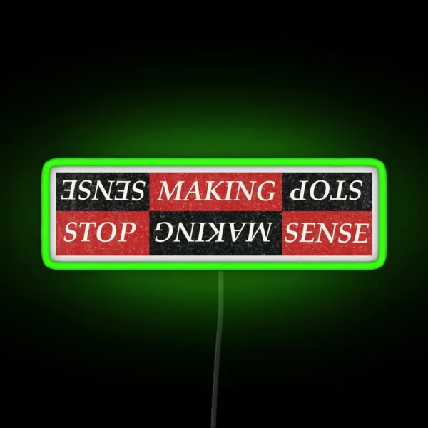 Stop Making Sense Cult Movie Led RGB Neon Sign