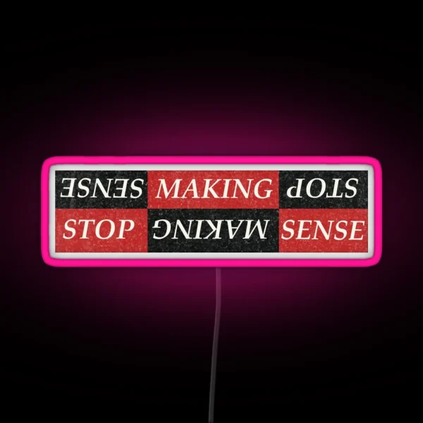 Stop Making Sense Cult Movie Led RGB Neon Sign