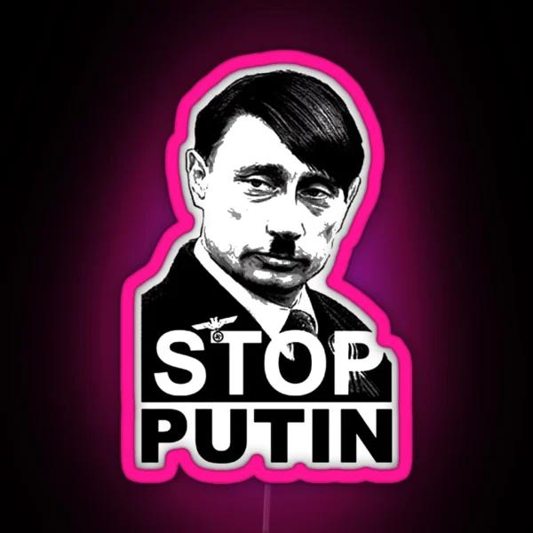 STOP PUTIN RGB Neon Sign