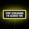 Emotional Support Neon Sign with RGB Color Changing LED Display