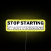 Motivational Agile Principles RGB Neon Sign to Boost Productivity Daily