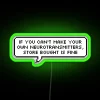 Neon Sign with Color-Changing RGB LED Lights for Mood Enhancement Home Decor