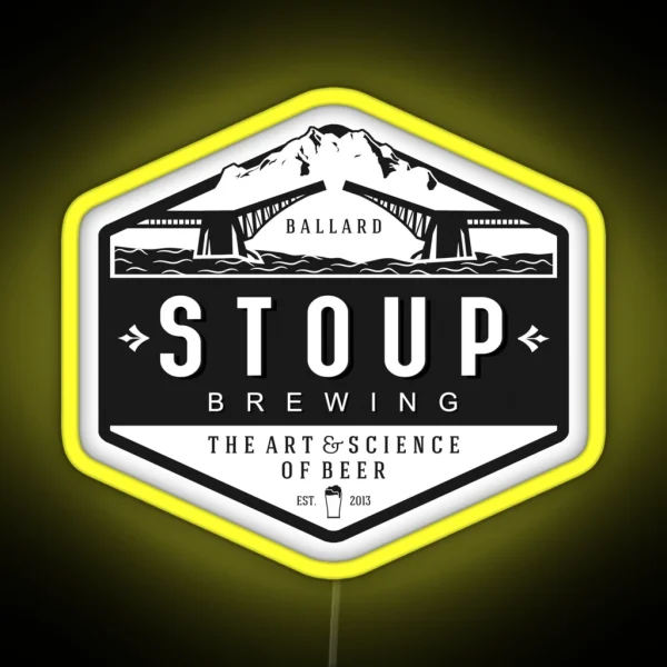 Stoup Brewing RGB Neon Sign