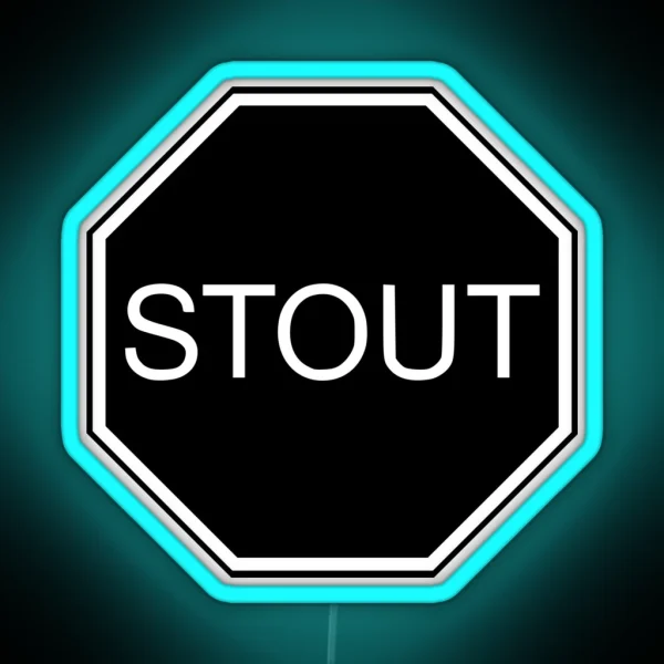 Stout Beer Sign RGB Neon Sign
