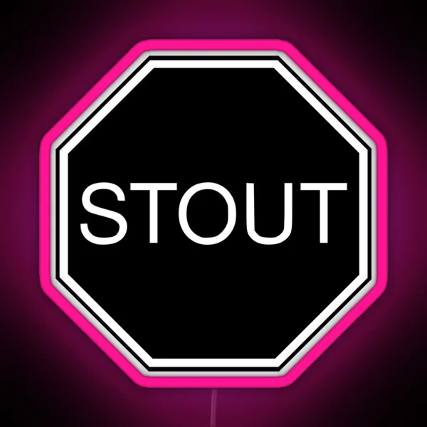 Stout Beer Sign RGB Neon Sign