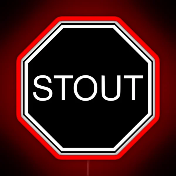 Stout Beer Sign RGB Neon Sign