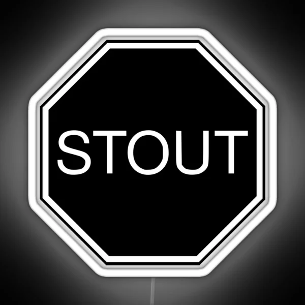 Stout Beer Sign RGB Neon Sign