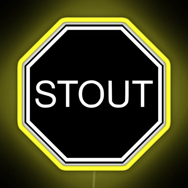 Stout Beer Sign RGB Neon Sign
