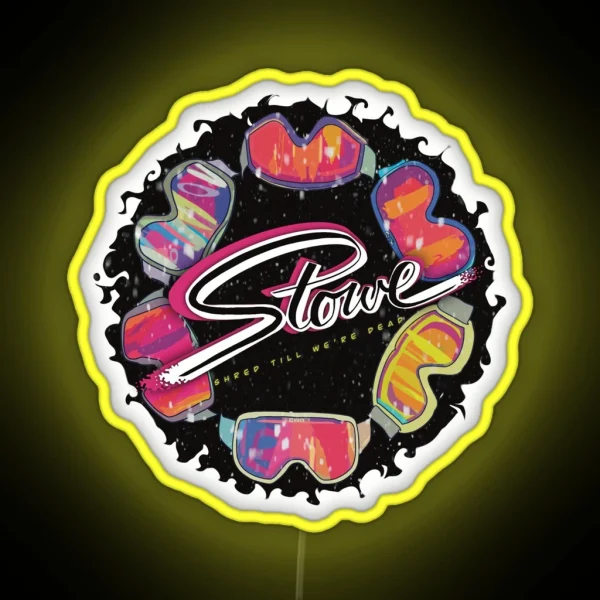 Stowe Shred Till We Re Dead RGB Neon Sign