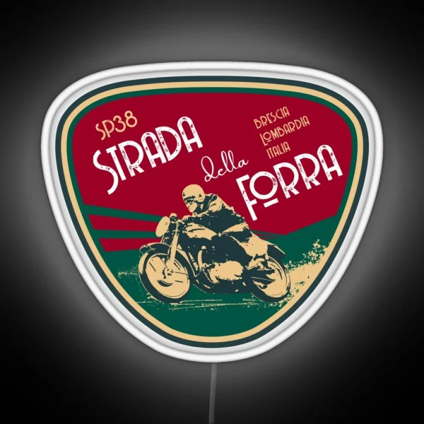 Strada Della Forra Italy Motorcycle Led Led RGB Neon Sign