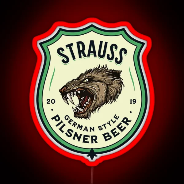 Strauss Pilsner Beer RGB Neon Sign