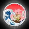 LED Pirate Sign Inspired by Classic Japanese Art and Anime Characters