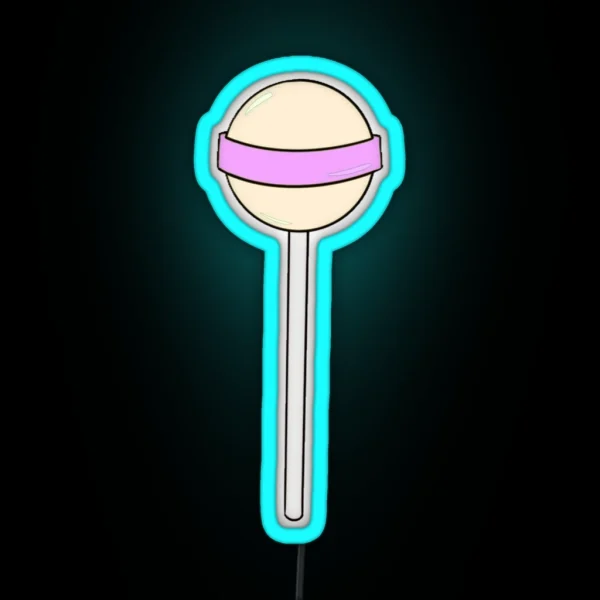 Strawberry And Cream Lolly RGB Neon Sign