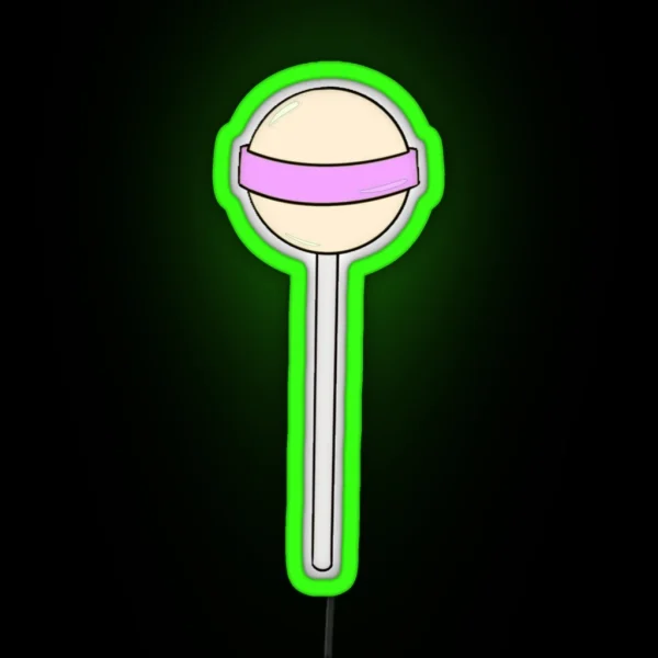 Strawberry And Cream Lolly RGB Neon Sign