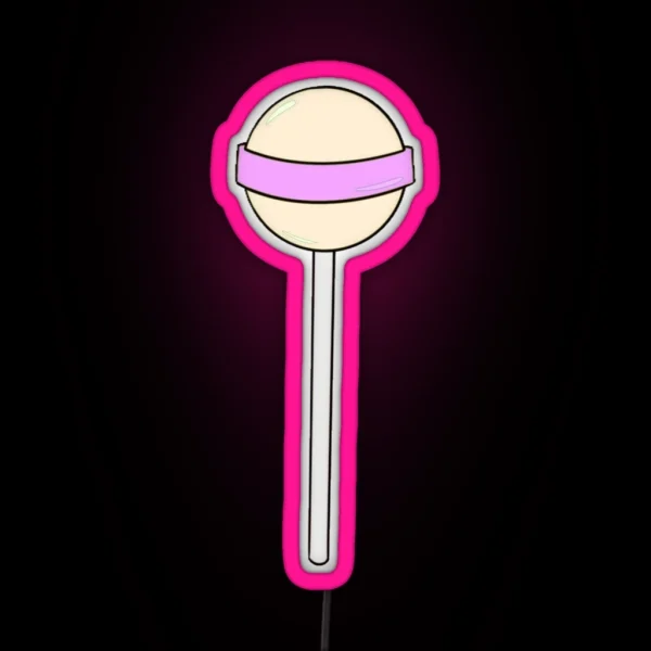 Strawberry And Cream Lolly RGB Neon Sign