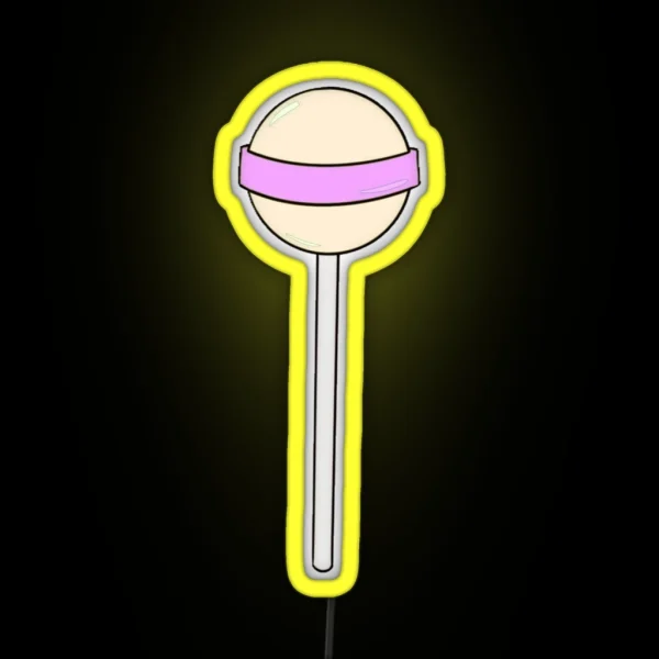 Strawberry And Cream Lolly RGB Neon Sign