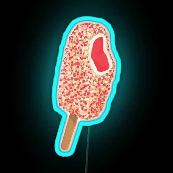 Strawberry Crunch Bar RGB Neon Sign
