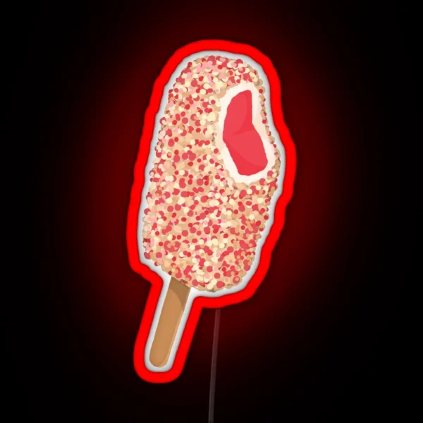Strawberry Crunch Bar RGB Neon Sign