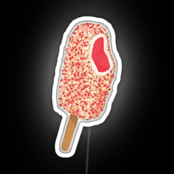 Strawberry Crunch Bar RGB Neon Sign