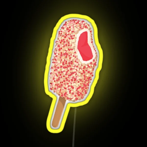 Strawberry Crunch Bar RGB Neon Sign