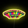 Vibrant RGB LED Neon Sign for Strawberry Fields Forever Decorations