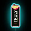 Vibrant Neon Strawberry Lemonade Drink Sign for Retro Kitchen Bar Decor