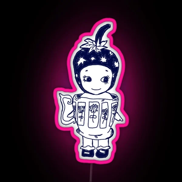 Strawberry Man Sonny Angel RGB Neon Sign