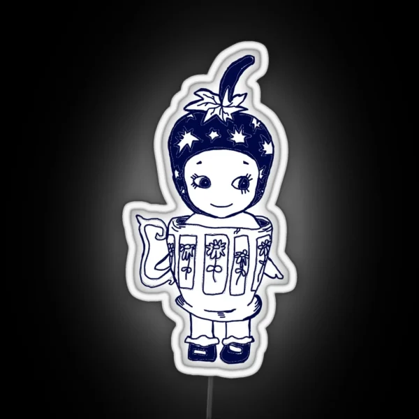 Strawberry Man Sonny Angel RGB Neon Sign