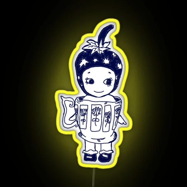 Strawberry Man Sonny Angel RGB Neon Sign