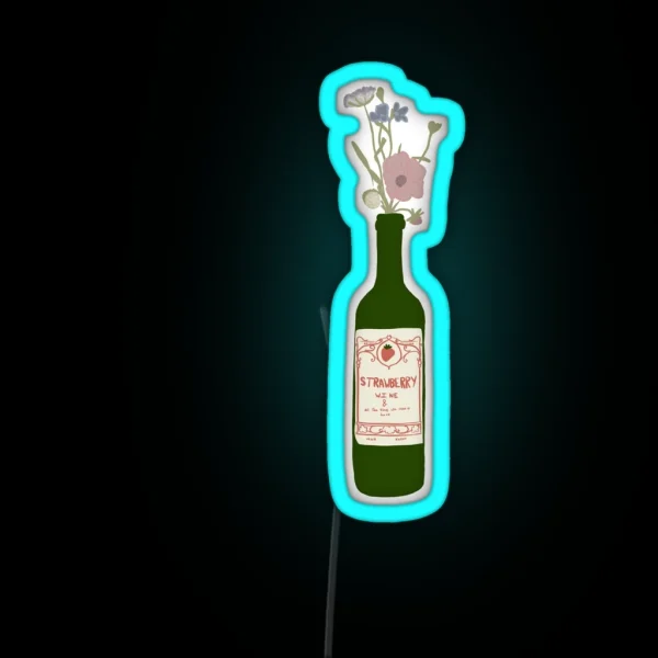 Strawberry Wine Led RGB Neon Sign