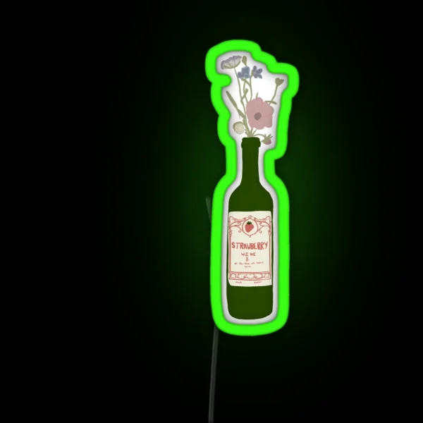 Strawberry Wine Led RGB Neon Sign