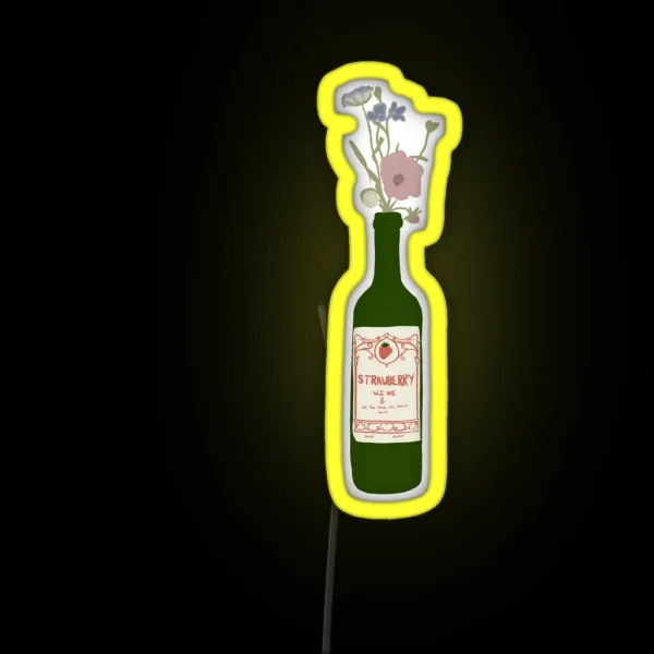 Strawberry Wine Led RGB Neon Sign