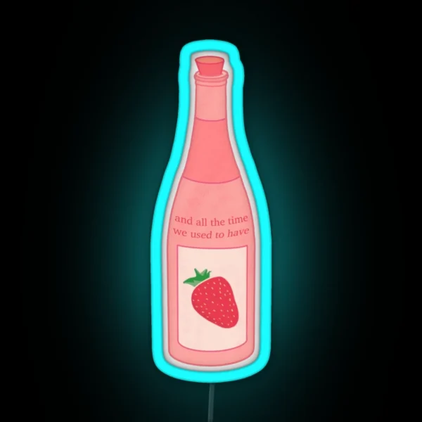 Strawberry Wine RGB Neon Sign