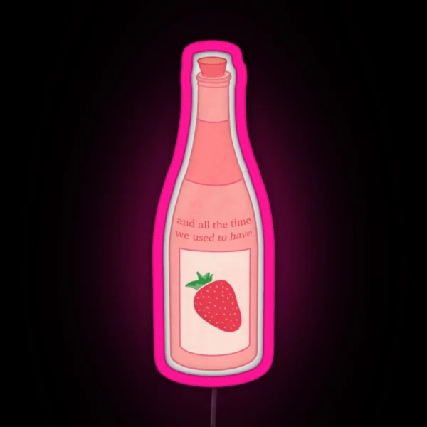 Strawberry Wine RGB Neon Sign