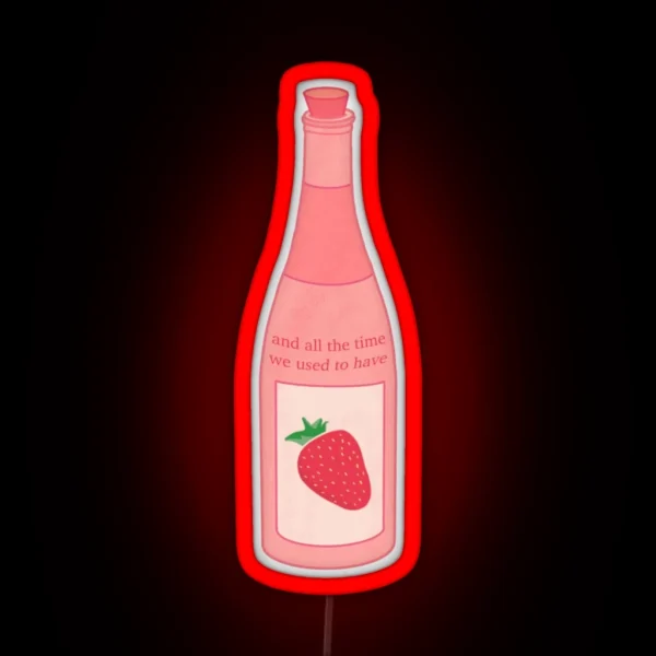 Strawberry Wine RGB Neon Sign