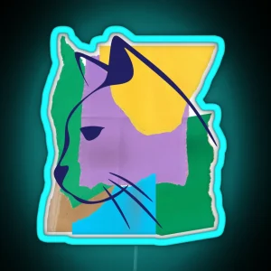 Street Cat RGB Neon Sign