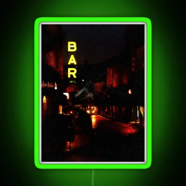 Street Christmas Decorations And Bar Sign RGB Neon Sign