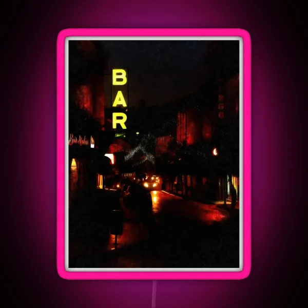 Street Christmas Decorations And Bar Sign RGB Neon Sign