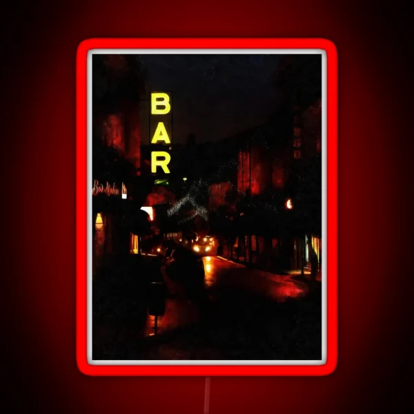 Street Christmas Decorations And Bar Sign RGB Neon Sign
