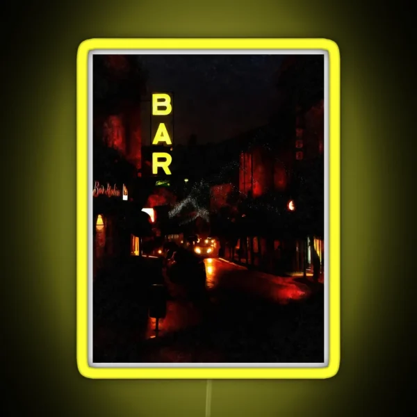 Street Christmas Decorations And Bar Sign RGB Neon Sign