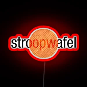 Stroopwafel Dutch Waffle RGB Neon Sign