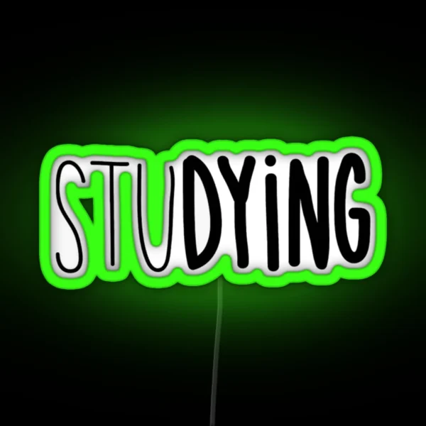 STU DYING Led RGB Neon Sign