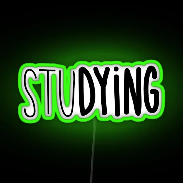 Studying RGB Neon Sign
