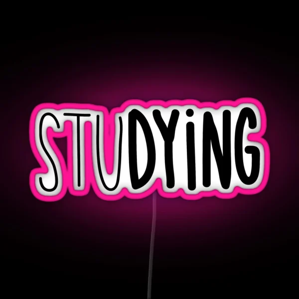 Studying RGB Neon Sign