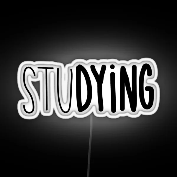 Studying RGB Neon Sign