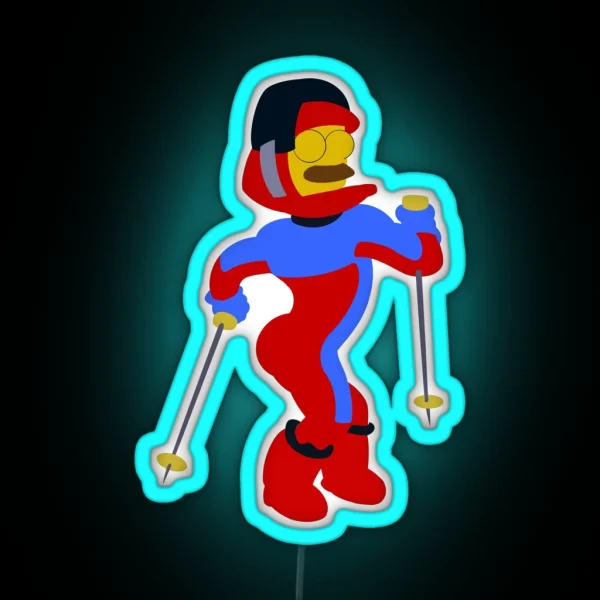 Stupid Sexy Flanders RGB Neon Sign