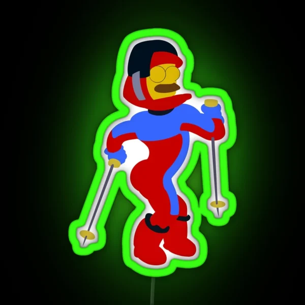 Stupid Sexy Flanders RGB Neon Sign