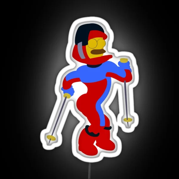 Stupid Sexy Flanders RGB Neon Sign