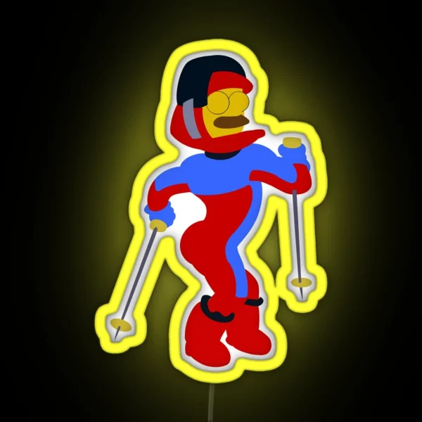 Stupid Sexy Flanders RGB Neon Sign